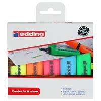 Edding 344 Fosforlu Kalem 5 Renk Set