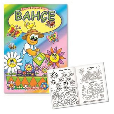Eğlence Boyama Etkinlik Kitabı Bahçe