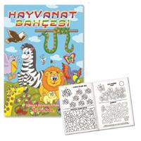 Eğlence Boyama Etkinlik Kitabı Hayvanat Bahçesi