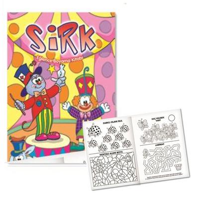 Eğlence Boyama Etkinlik Kitabı Sirk