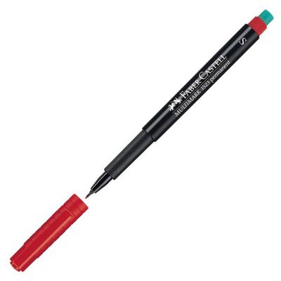 Faber-Castell 1523-S Asetat Cd Kalemi İnce Uçlu Kırmızı