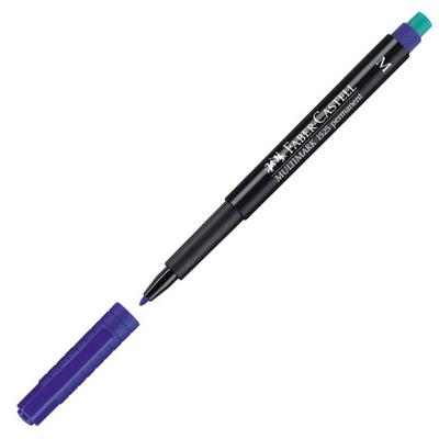 Faber-Castell 1525-M Asetat Cd Kalemi Kalın Uçlu Mavi