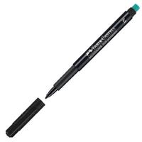 Faber-Castell 1525-M Asetat Cd Kalemi Kalın Uçlu Siyah