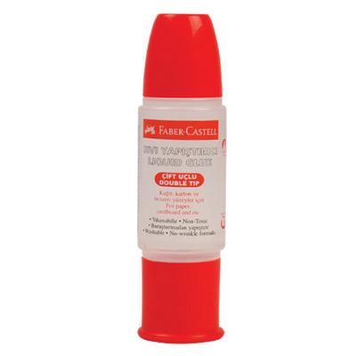 Faber-Castell Çift Uçlu Sıvı Yapıştırıcı Su Bazlı