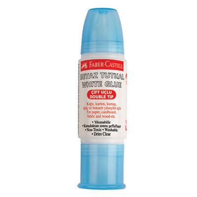 Faber-Castell Beyaz Tutkal Çift Uçlu