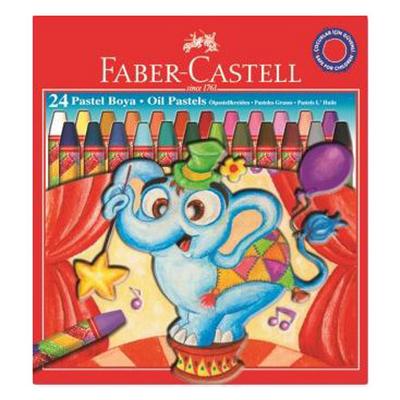 Faber-Castell Pastel Boya 24 Renk Karton Kutulu