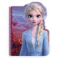 Frozen 2 Spiralli Not Ödev Defteri 12X17cm Çizgili 01