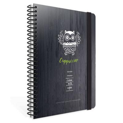 Gıpta Coffee Book Sp Lastikli Defter 19X26 120 Yp Çizgili Cappuccino