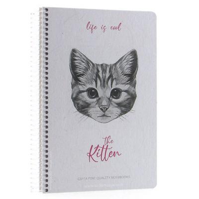 Gıpta Life Is Cool Sp Sert Kapak Defter 17X24 120 Yp Çizgili Kitten