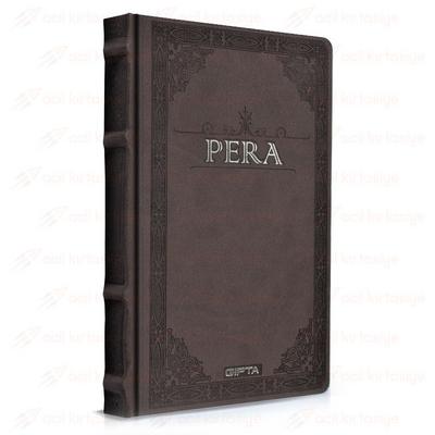 Gıpta Pera 17X24 160 Yaprak Çizgisiz Kahverengi