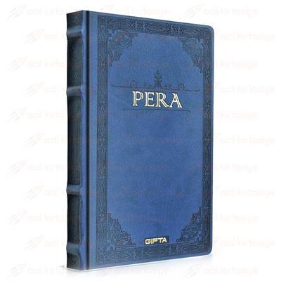 Gıpta Pera 13X21 120 Yaprak Çizgisiz Mavi