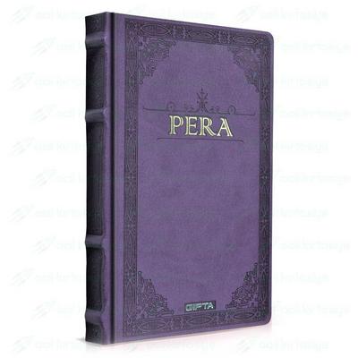 Gıpta Pera 17X24 160 Yaprak Çizgisiz Mor