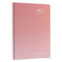 Gıpta The Book Spiralli A4 100 Yaprak Kareli Pastel Pembe