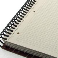 Gıpta Vip Sp Sert Deri Kapak Defter A4 Büyük 140 Yp Kareli Kahverengi