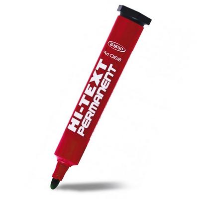 Hi-Text 830Pb Koli Kalemi Permanent Marker Yuvarlak Uçlu Kırmızı