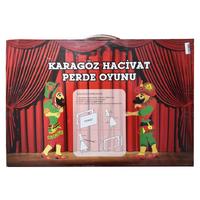 Elif Karagöz Hacivat Perde Oyunu Seti Işıksız Maske Hediyeli
