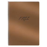 Keskin Color Free Platinum Pp Sp Defter 80 Çizgili Bakır