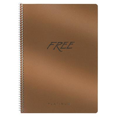 Keskin Color Free Platinum Pp Sp Defter 80 Çizgili Bakır