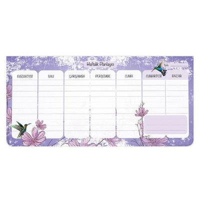 Keskin Color Haftalık Planlayıcı Çiçek 02