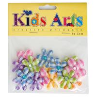 Kıds Arts Şekilli Keçe Fd-186 Çiçek Taşlı