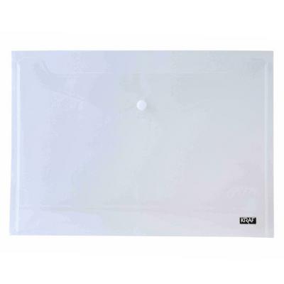 Kraf 1219 A3 Büyük Boy Çıtçıtlı Dosya Şeffaf