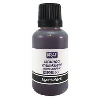 Kraf 430G Kaşe / Istampa Mürekkebi 30Cc Siyah