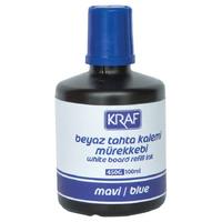 Kraf 450G Tahta Kalemi Mürekkebi 100Ml Mavi