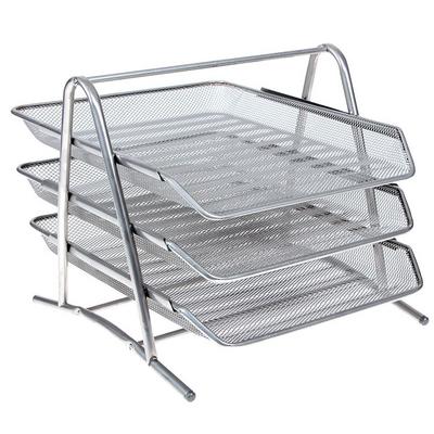 Kraf 460G Perfore Metal Evrak Rafı 3 Katlı Gri