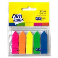 Kraf 51244 Yapışkanlı Fılm İndex Ok Şekilli 15X45mm 5X25 Yaprak
