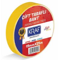 Kraf Çift Taraflı Bant 25Mx19mm