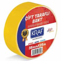 Kraf Çift Taraflı Bant 25Mx38mm
