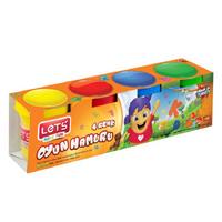 Lets L8240 Oyun Hamuru 4'Lü 224Gr Küçük Boy