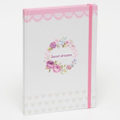 Liz Ofs129 Lastikli Defter 14X20cm Kareli Sweet Dreams Pink