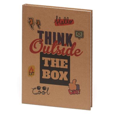 Liz Kf510a Kraft Defter 20X28cm 3 Bölümlü Think Outside The Box