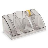 Mas 1438 Maxi Orion Masaüstü Kalemlik Şeffaf