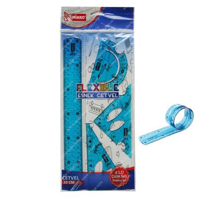 Mikro Fl-04 Flexible Kırılmaz Esnek Çizim Seti 4'Lü