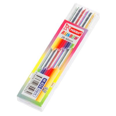 Mikro M-624 Gökkuşağı Renkli Kalem Ucu Min 0,7Mm