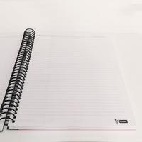 Mikro Sert Kapak Spiralli Defter 17X24cm 120 Yaprak Çizgili Mor