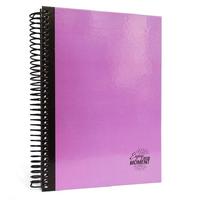Mikro Sert Kapak Spiralli Defter 17X24cm 120 Yaprak Çizgili Mor