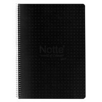Notte Black Pp. Sp. Defter A4 60 Yaprak Çizgili Siyah