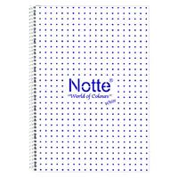 Notte White Pp. Sp. Defter A4 100 Yaprak Çizgili Mavi