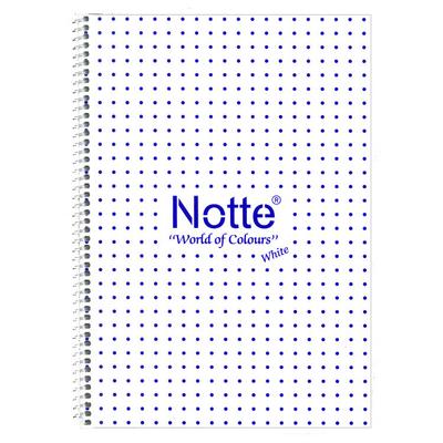Notte White Pp. Sp. Defter A4 100 Yaprak Kareli Mavi