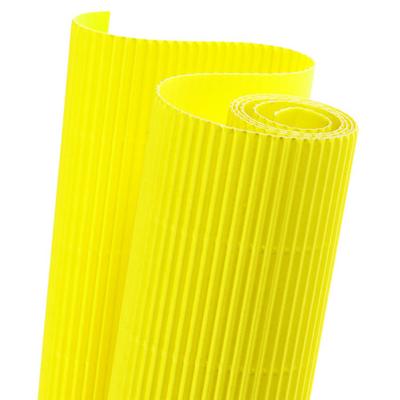 Oluklu Karton 50X70cm Sarı