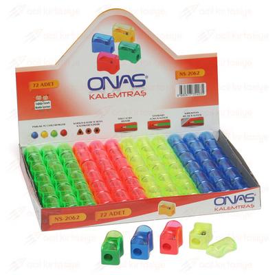 Onas Ns-2062 Kapaklı Kalemtıraş 72'Li Paket