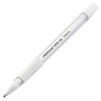 Pensan Neon Gel Beyaz Tükenmez Kalem