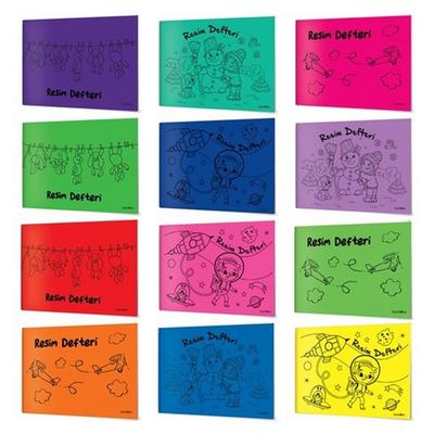 Pp Plastik Kapak Resim Defteri 21X29cm 30 Yaprak