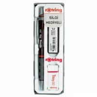 Rotring Tikky Versatil Kalem Silgi Ve Uç Set 0,5Mm Bordo