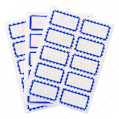 Keskin Color Tek Renk Okul Etiketi 3'Lü Paket Mavi