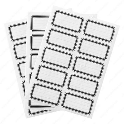 Keskin Color Tek Renk Okul Etiketi 3'Lü Paket Siyah