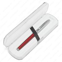 Scrikss 800K Roller Kalem Kristal Kutulu Yarı Krom Kırmızı